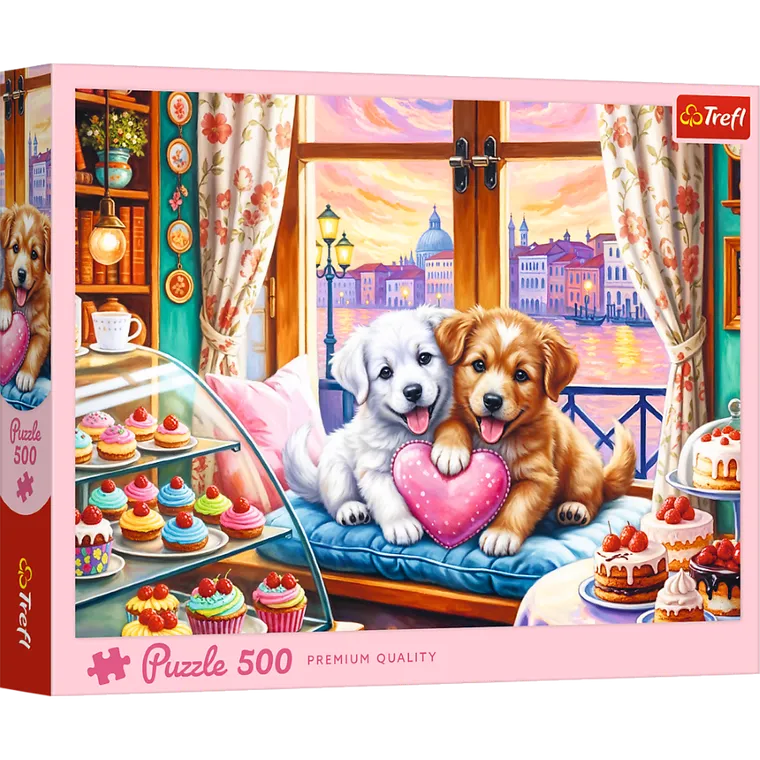 Trefl, Szczenięca miłość, puzzle, 500 elementów