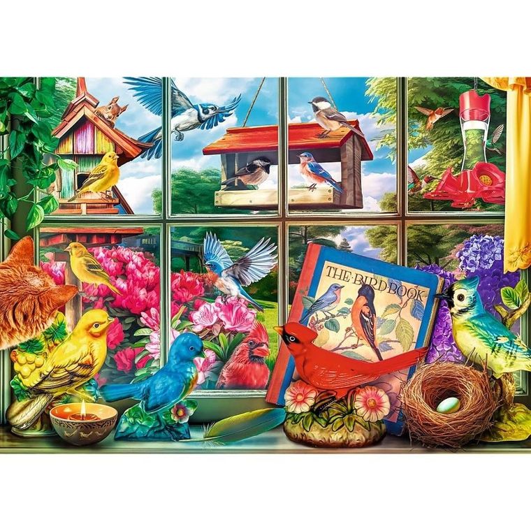 Trefl, Tea Time, Świat ptaków, puzzle, 1000 elementów