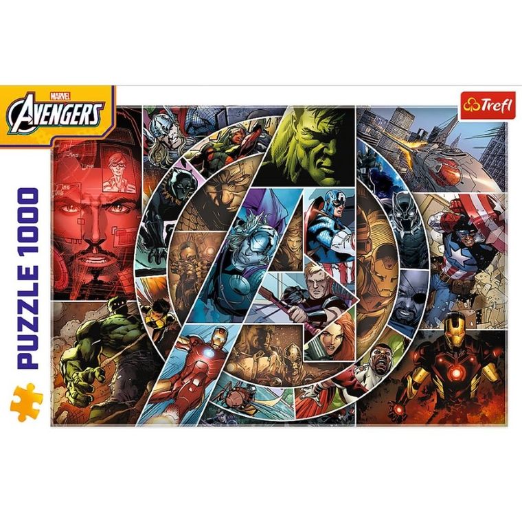 Trefl, The Avengers, Bohaterowie, puzzle, 1000 elementów