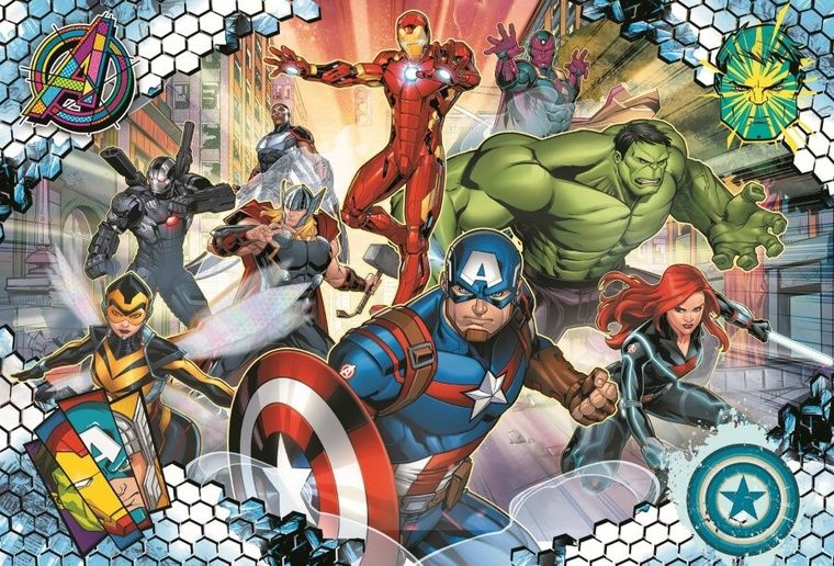 Trefl, The Avengers, Sławni Avengers, puzzle 100 elementów
