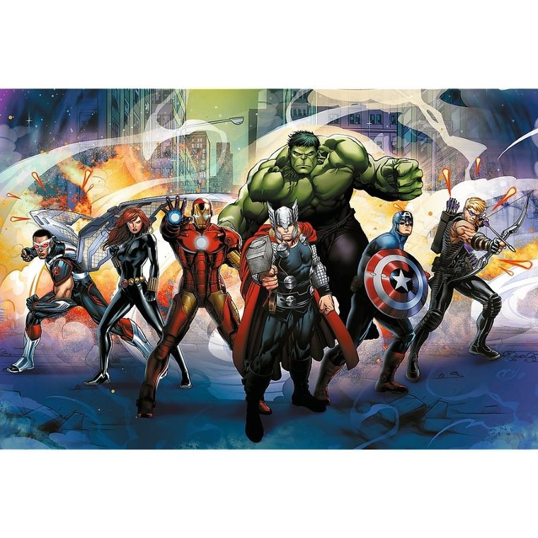 Trefl, The Avengers, Supermoce, puzzle, 160 elementów