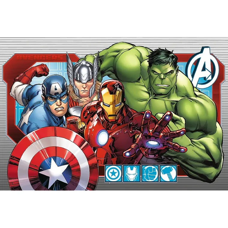 Trefl, The Avengers, Zawsze sprawiedliwi, puzzle maxi, 24 elementy