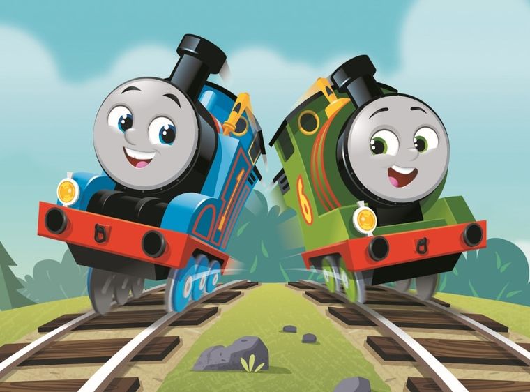 Trefl, Tomek i Przyjaciele, Z Tomkiem jest wesoło, puzzle, 20 elementów