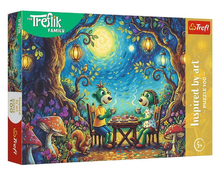 Trefl, Trefliki, Inspired By Art, Spotkanie w kawiarni, puzzle, 100 elementów