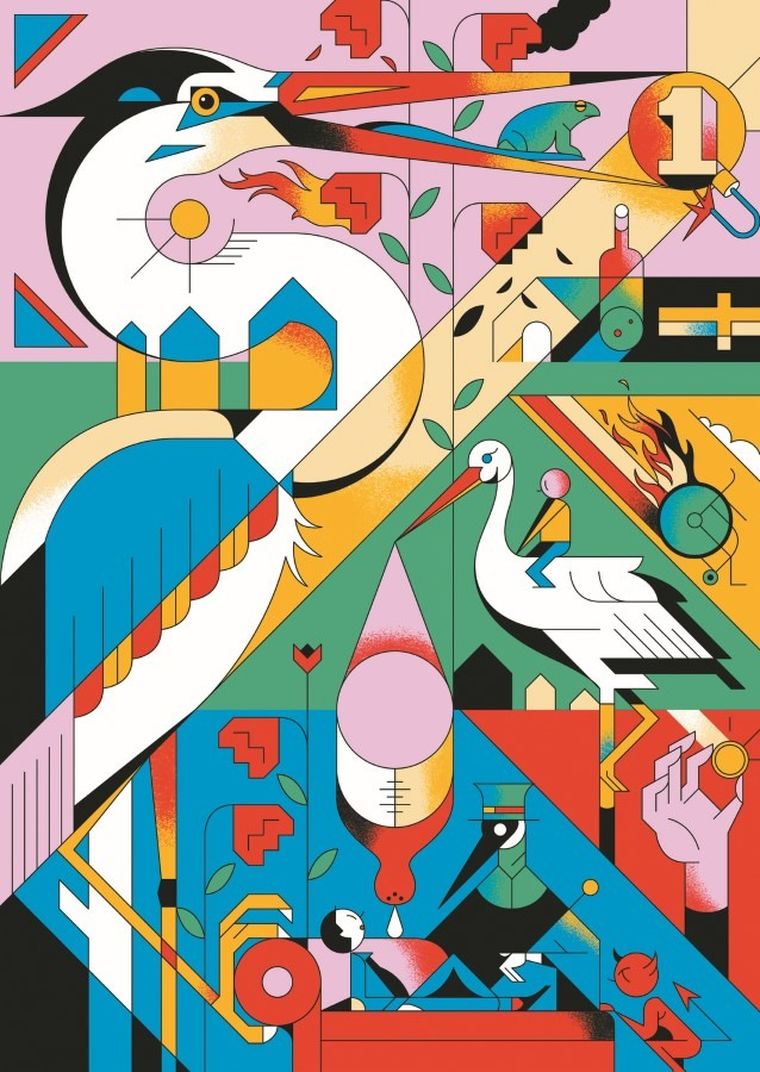 Trefl, Velvet Soft Touch, Dutch Welfare State by Maus Bullhorst, puzzle, 500 elementów