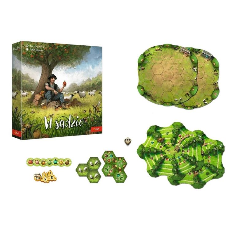 Trefl, W sadzie, gra familijna
