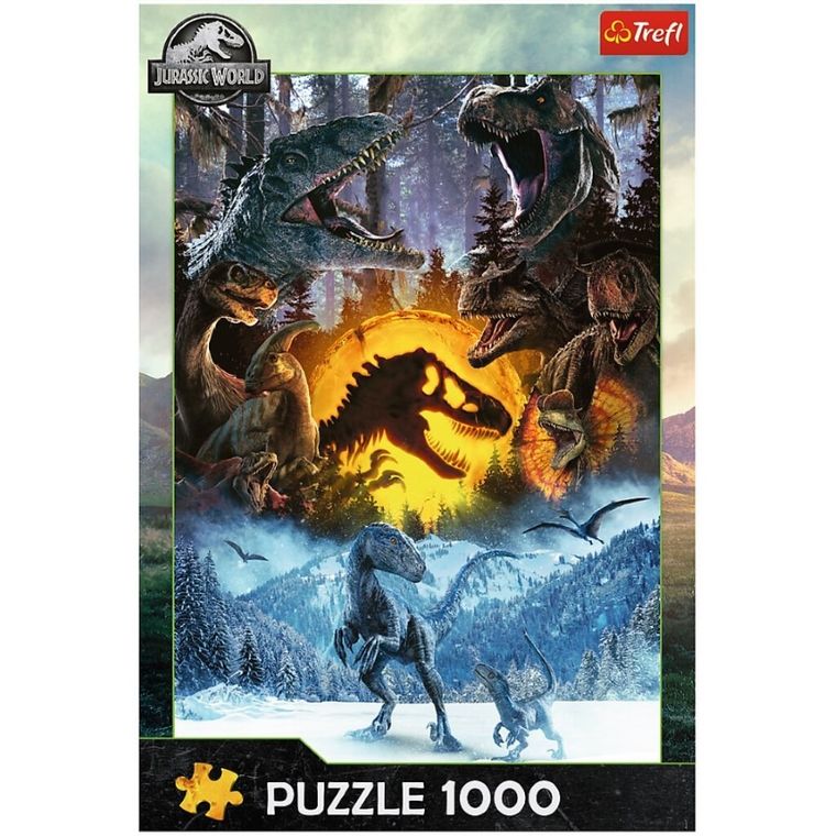 Trefl, W świecie Parku Jurajskiego, puzzle, 1000 elementów
