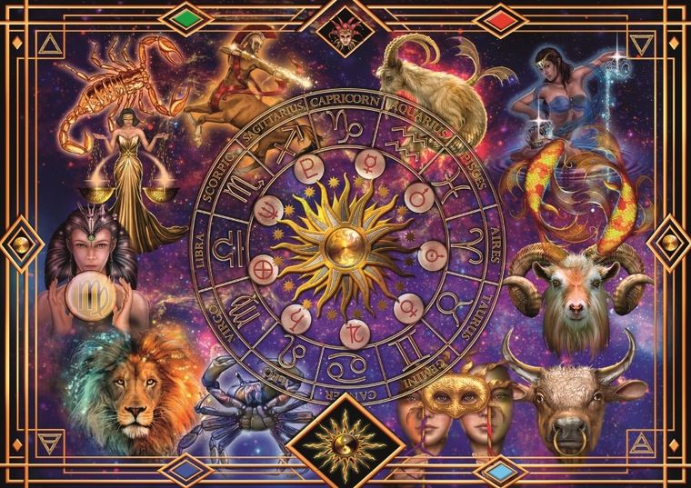 Trefl, Znaki zodiaku, Spiral Puzzle, 1040 elementów