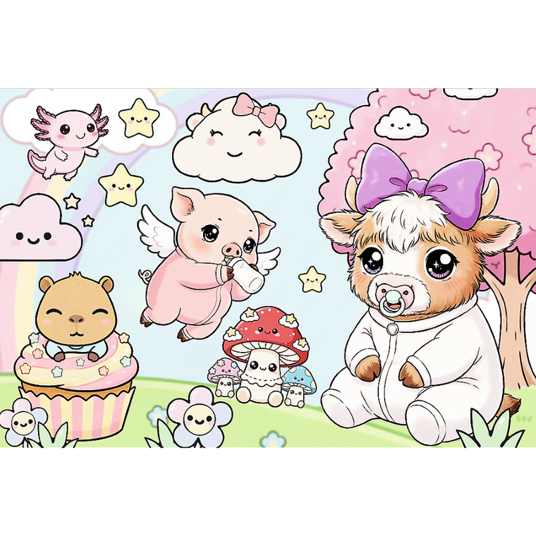 Trefl, Zwierzaki maluchy, puzzle, 160 elementów