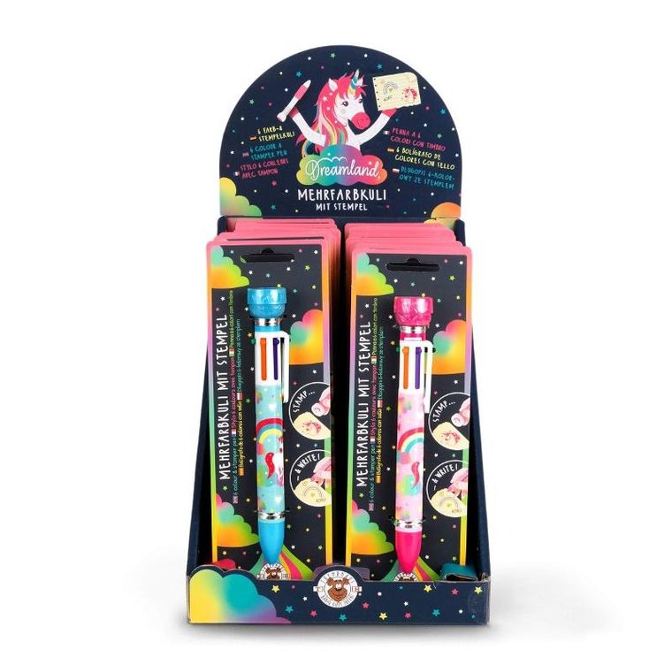 Trendhaus, długopis wielokolorowy ze stemplem, dreamland, 1 szt.