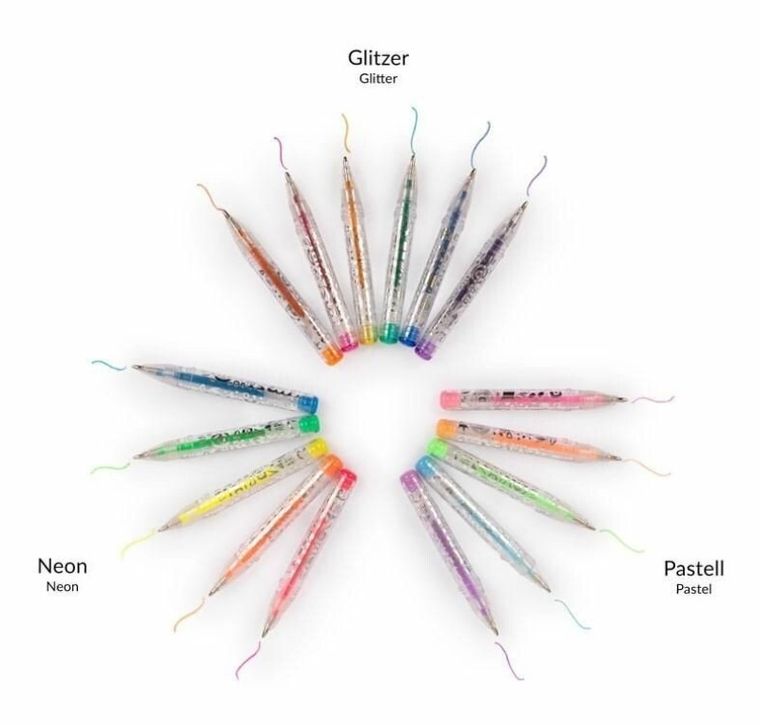 Trendhaus, długopisy żelowe, 16 kolorów, 1 szt.