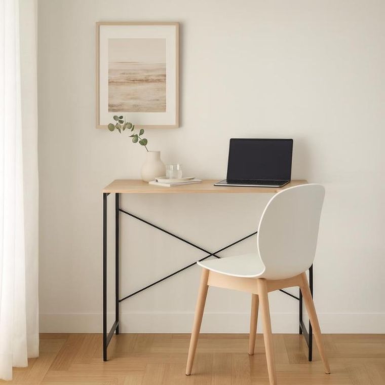 Trends4You, MDF Arbeid, biurko metalowe z blatem, 100-60 cm