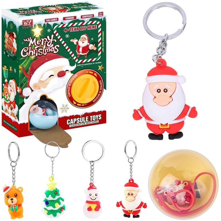 Trifox, breloki, świąteczne kapsuły, dystrybutor