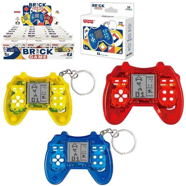 Trifox, brick game, pad, gra elektroniczna brelok