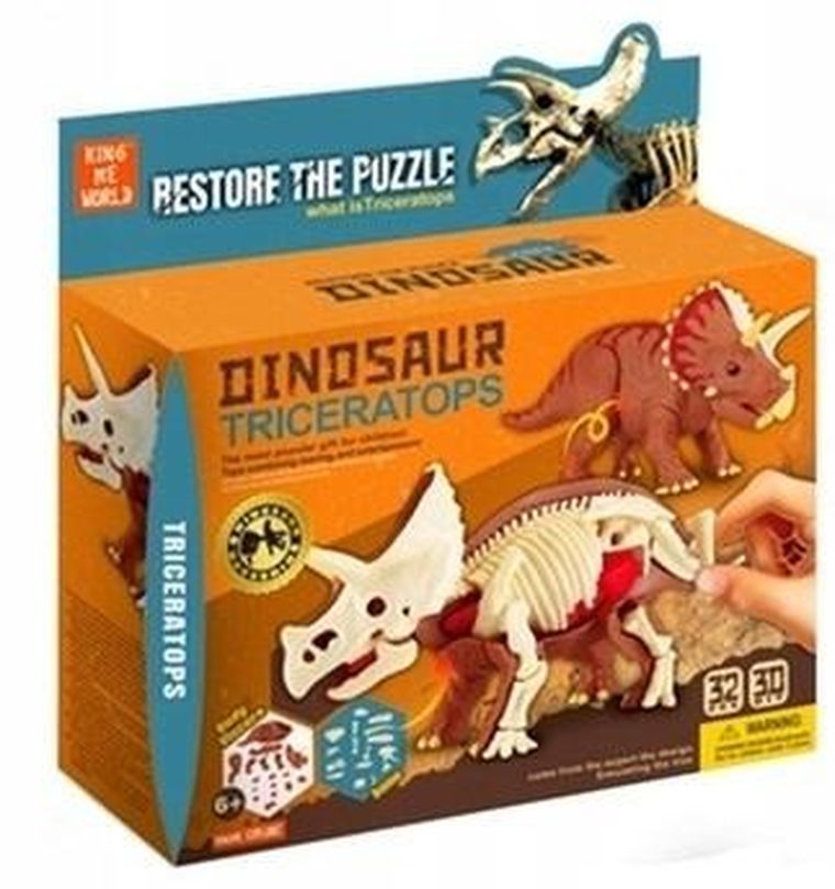 Trifox, dinozaur ze szkieletem do składania