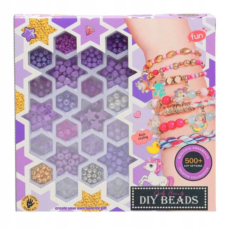 Trifox, koraliki do tworzenia biżuterii, zestaw kreatywny
