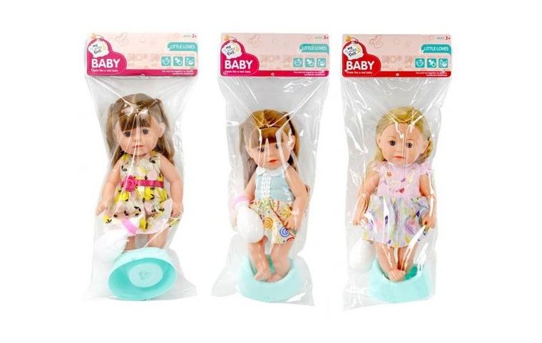 Trifox, siusiająca lalka bobas z nocnikiem