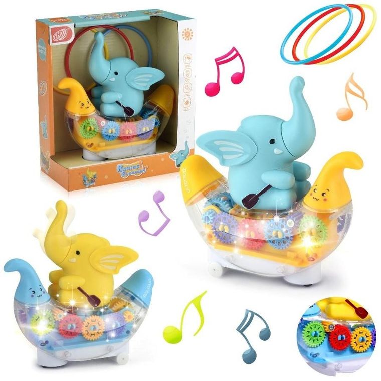 Trifox, Słoń w łódce, zabawka interaktywna, 1 szt.