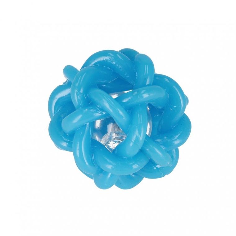 Trik&Roll, piłka dla psa świecąca, niebieska, 6 cm