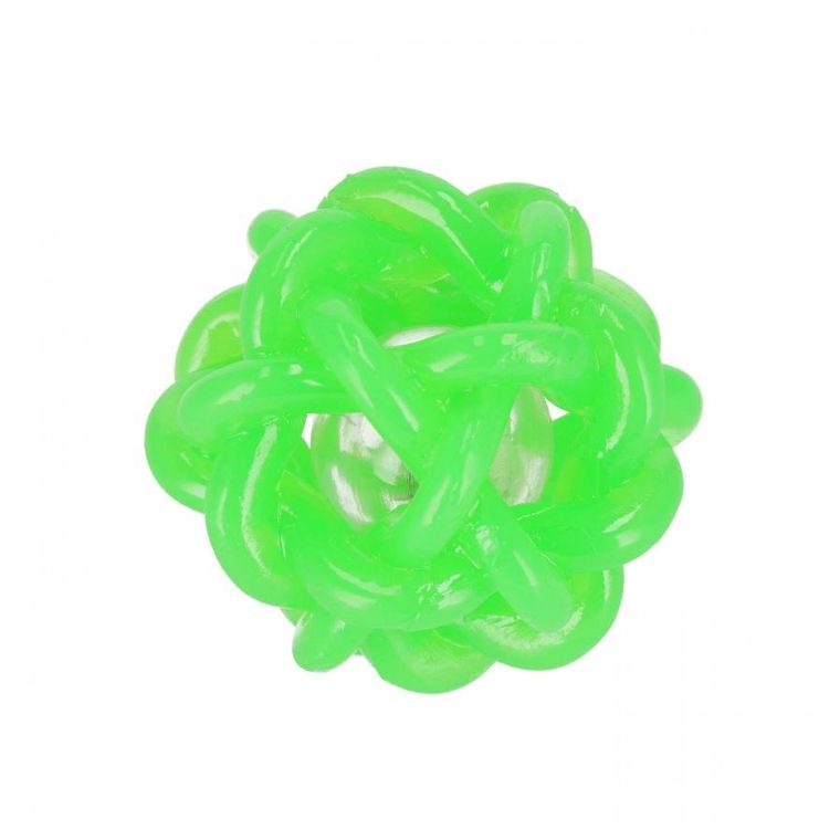 Trik&Roll, piłka dla psa świecąca, zielona, 6 cm