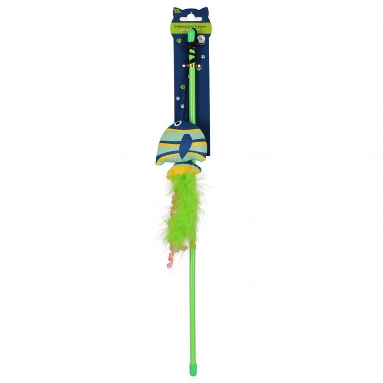 Trik&Roll, wędka dla kota, rybka