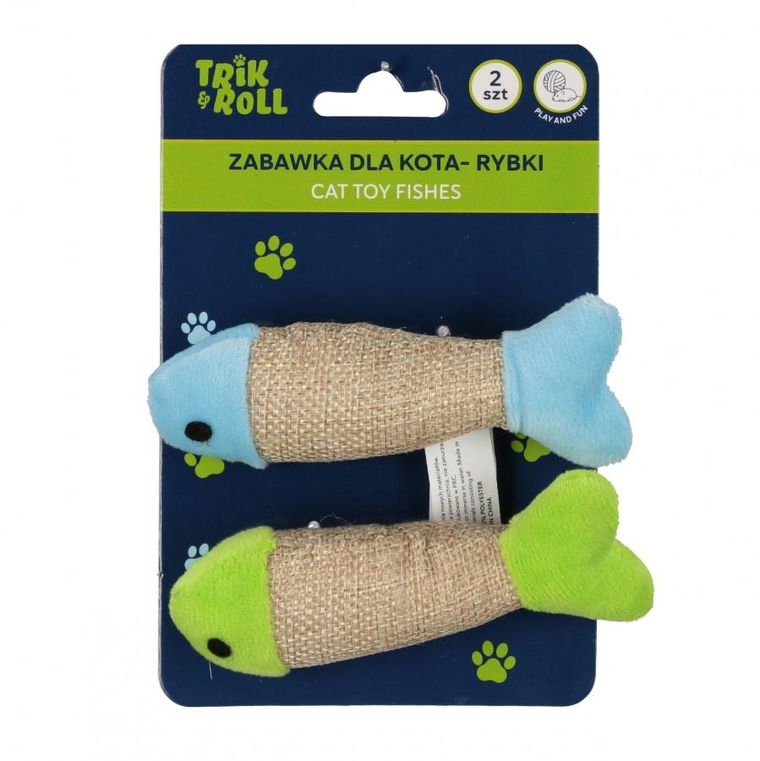Trik&Roll, zabawka dla kota, rybki, 2 szt.