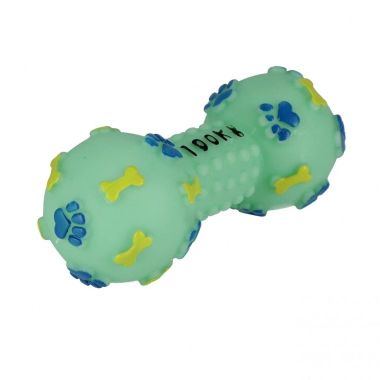 Trik&Roll, zabawka dla psa, kość z dźwiękiem, miętowa, 14 cm