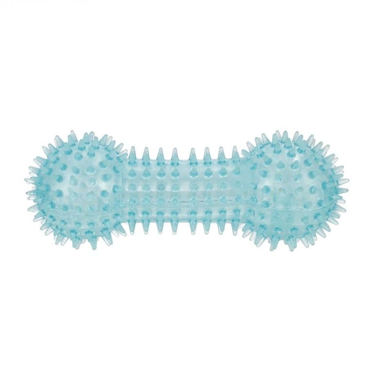 Trik&Roll, zabawka dla psa, kość z dźwiękiem, niebieska, 15 cm