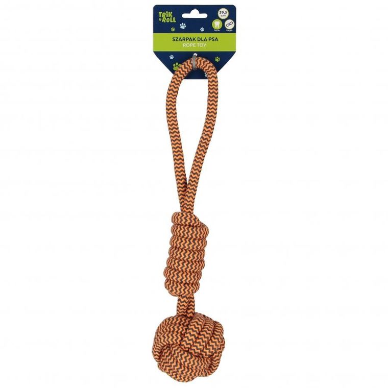 Trik&Roll, zabawka dla psa, szarpak, pomarańczowy, 39,5 cm