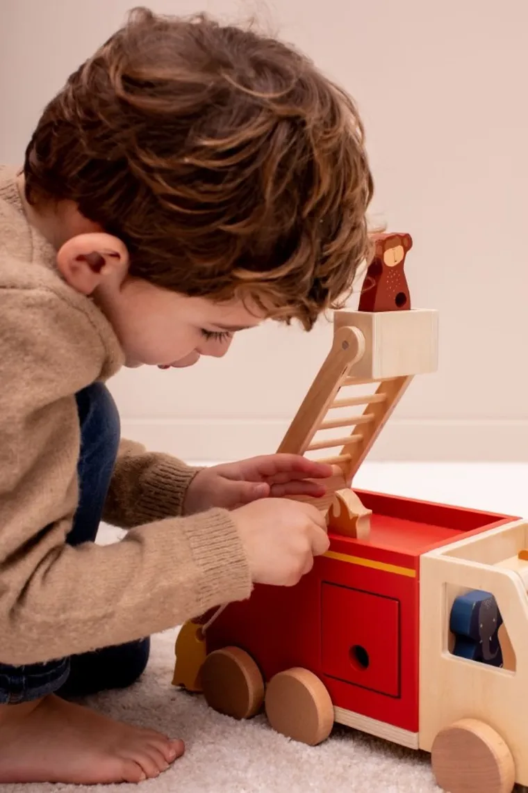 Trixie Baby, wóz strażacki drewniany