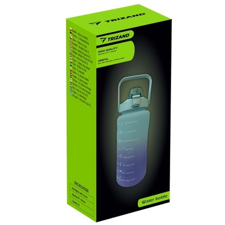 Trizand, butelka motywacyjna, bidon na wodę, 2l