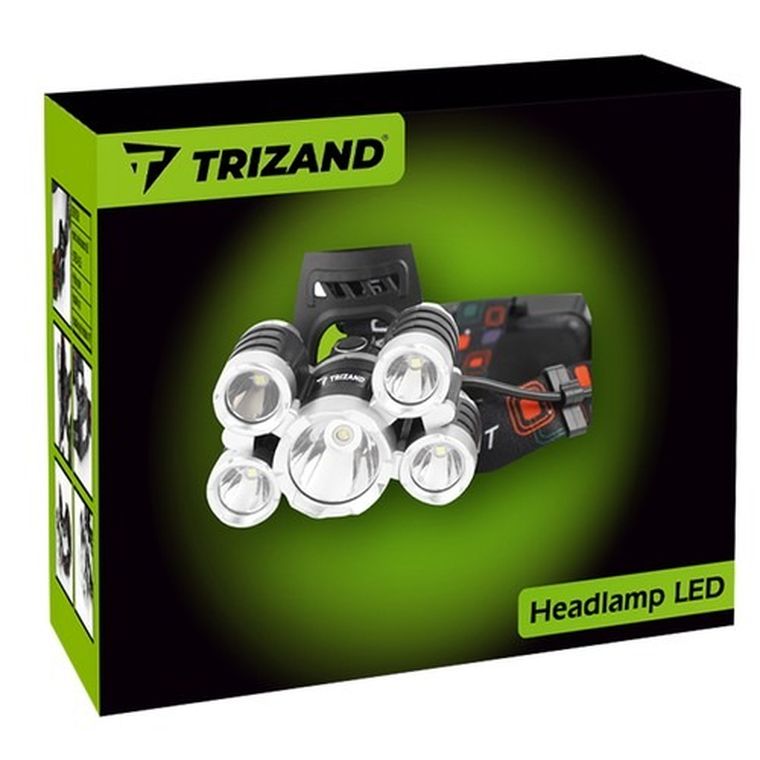 Trizand, latarka czołowa 5xLED