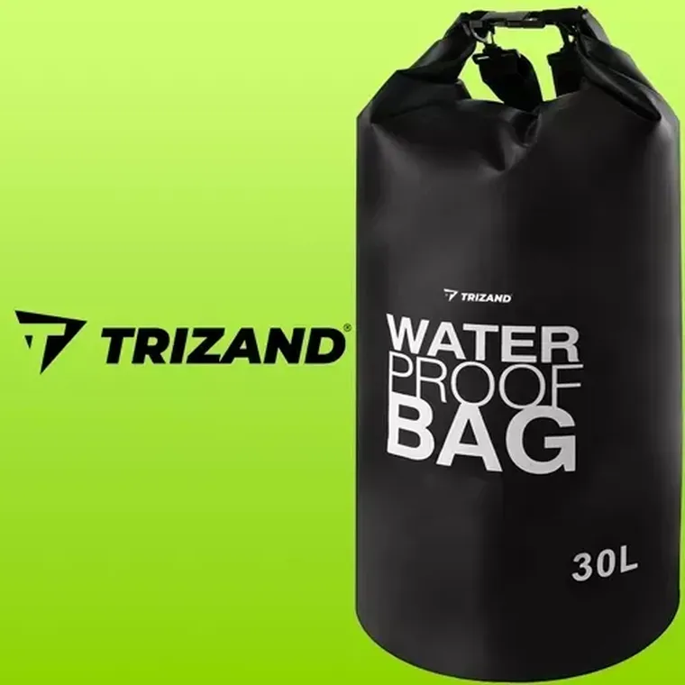 Trizand, worek wodoszczelny, czarny, 30l