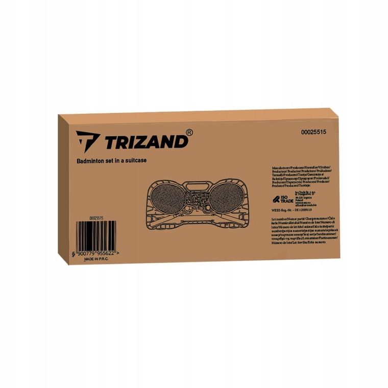 Trizand, zestaw do badmintona w walizce