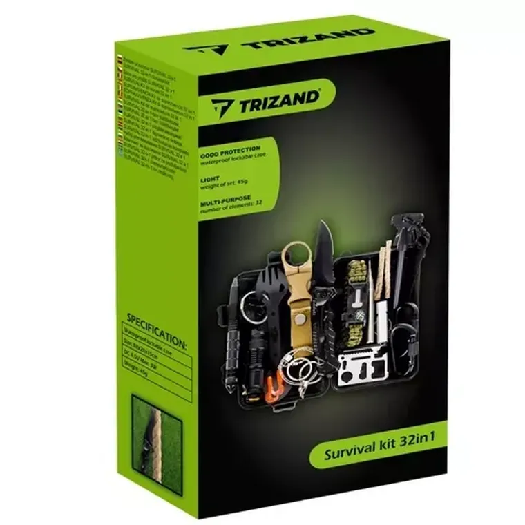 Trizand, zestaw przeżycia SURVIVAL, 32w1