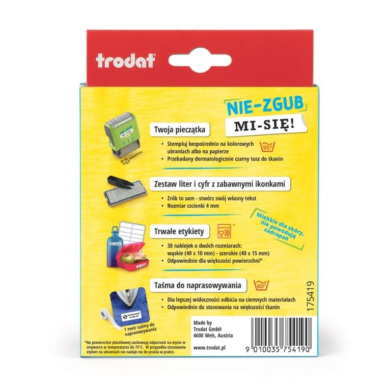 Trodat, pieczątka do tkanin