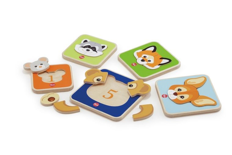 Trudi, Leśna drużyna, układanki z drewna