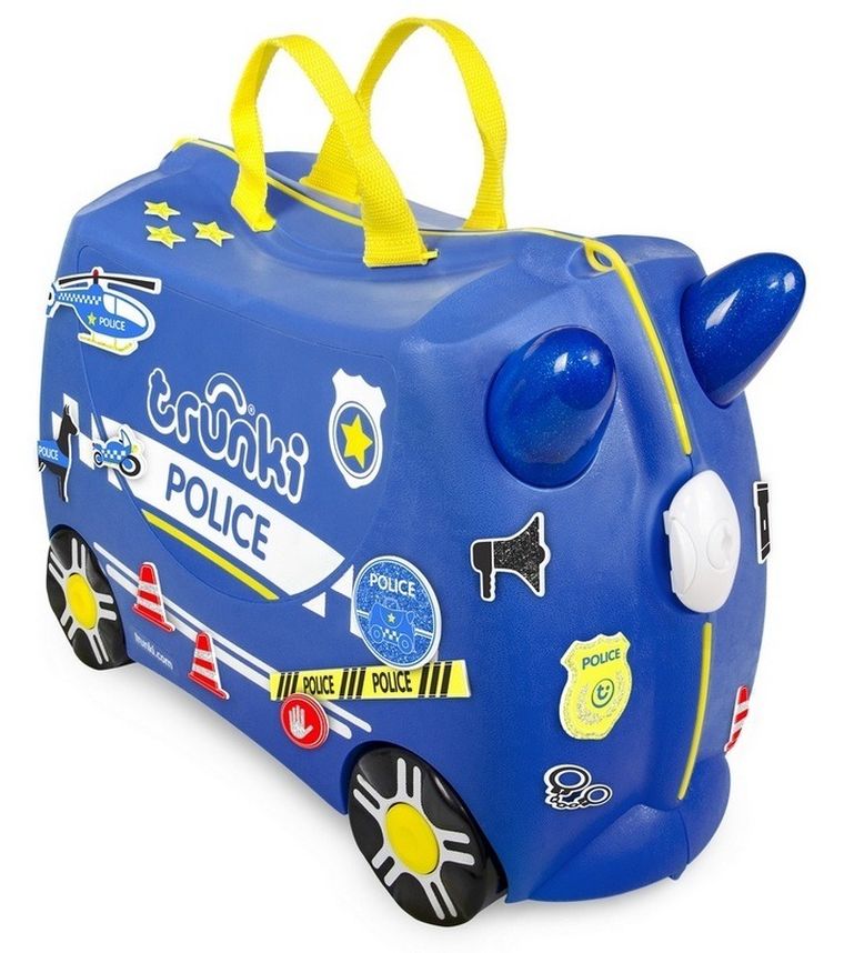 Trunki, Radiowóz Percy, jeżdżąca walizeczka