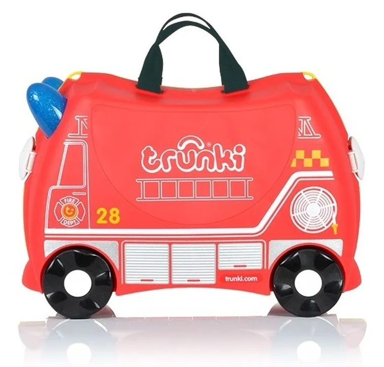 Trunki, Wóz strażacki Frank, jeżdząca walizeczka