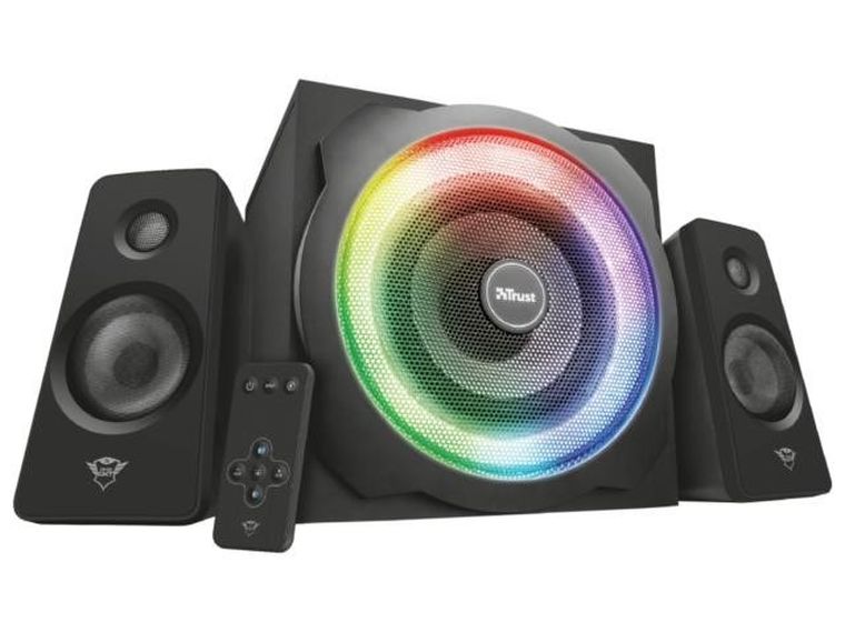 Trust, GXT 629 Tytan 2.1 RGB, zestaw głośników, czarny