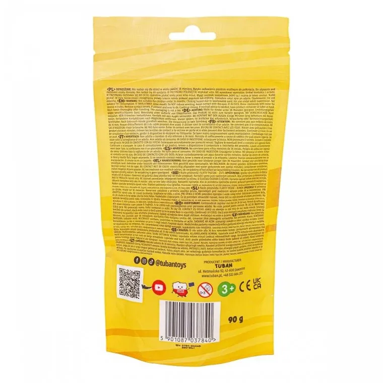 Tuban, Fluffy Sand, puszysty piasek, żółty, 90 g