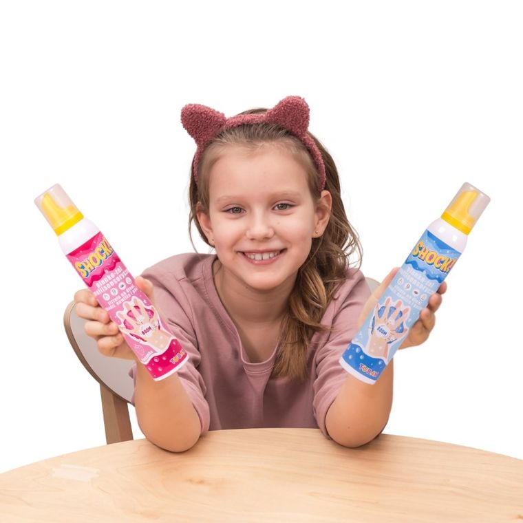 Tuban, Shock!, multisensoryczny pianko-żel, truskawka, 200 ml