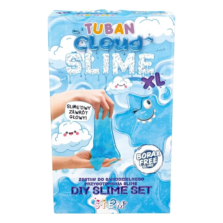 Tuban, Slime DIY, Chmurka, XL, zestaw kreatywny