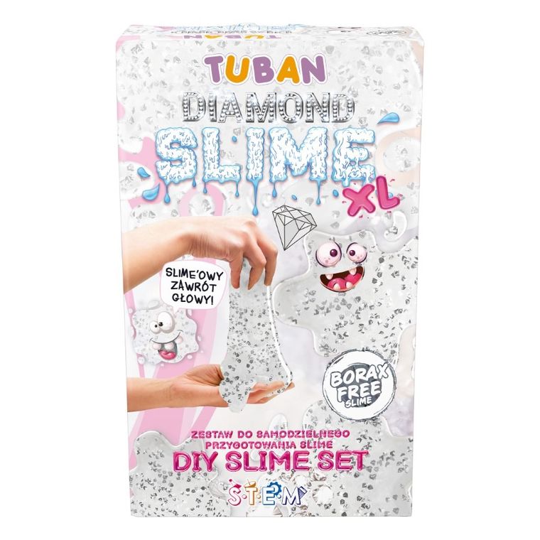 Tuban, Slime DIY, Diament, XL, zestaw kreatywny
