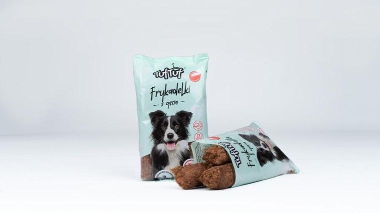 Tuftuf, Frykadelki, z gęsią dla psa, 3 szt.