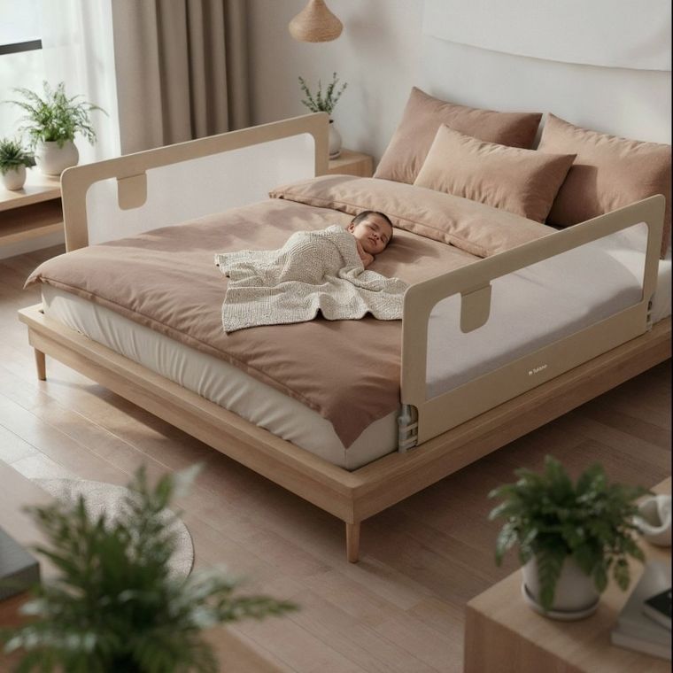 Tulano, Cover 30, barierka ochronna na łóżko, beige, 200 cm