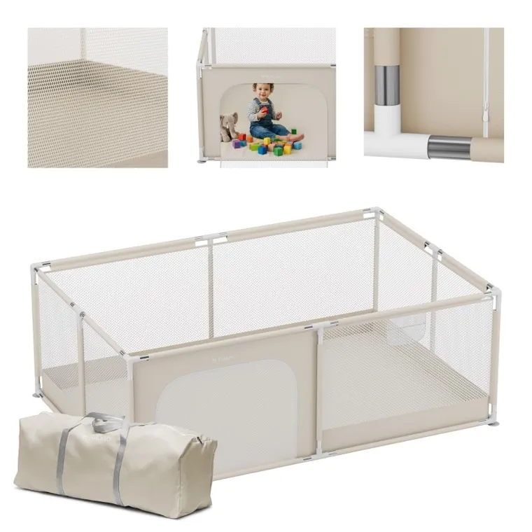 Tulano, Cozy 22, kojec dziecięcy, beige, 180 cm