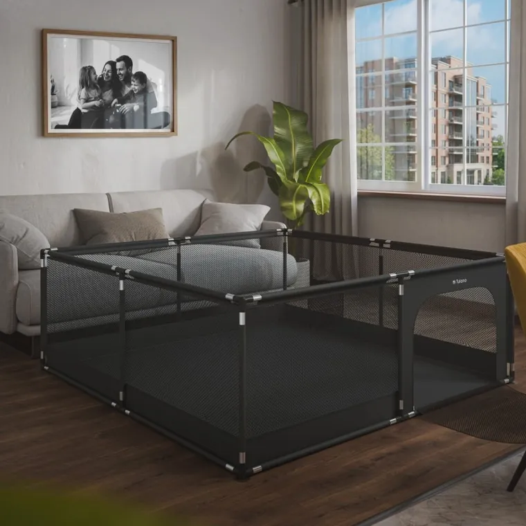 Tulano, Cozy 28, kojec dziecięcy, graphite, 200 cm