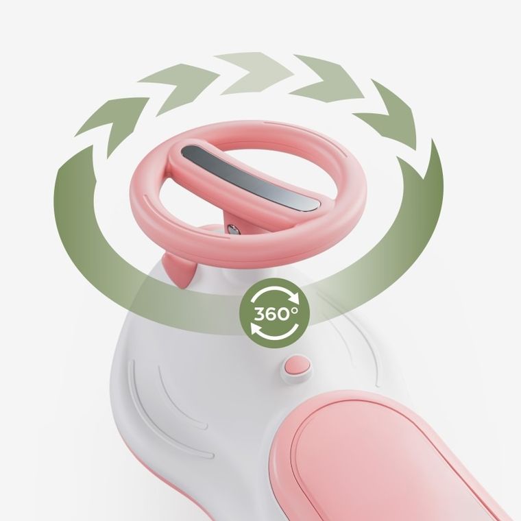 Tulano, Focus 45, jeździk grawitacyjny, pink