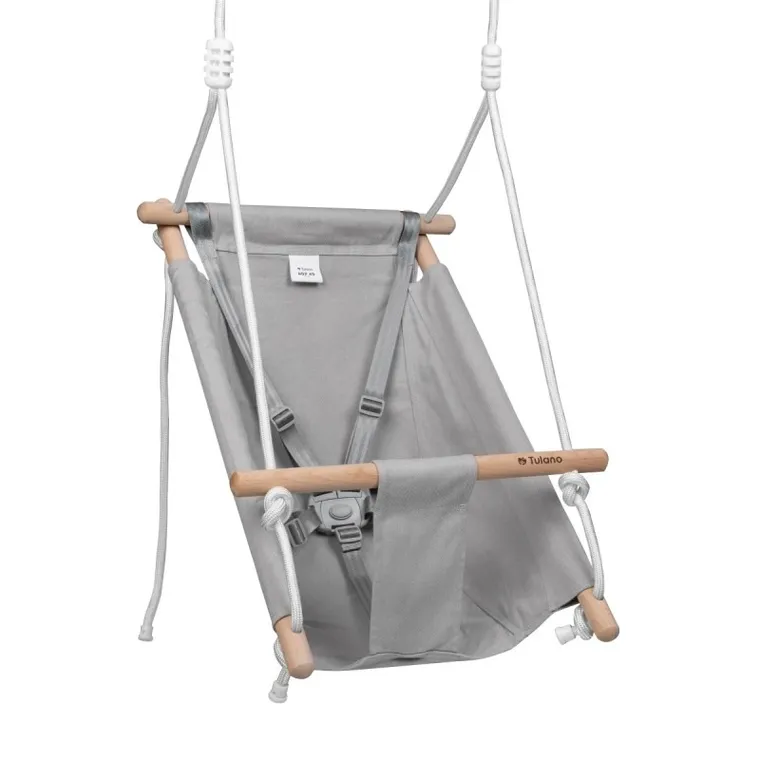 Tulano, Hop 40, huśtawka leżaczek, grey-white